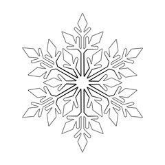 Snowflake cooring pages