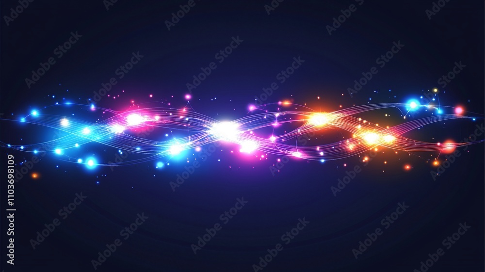 Aufkleber Minimalistic vector background with soft gradients and abstract shapes, perfect for text overlay and versatile design use