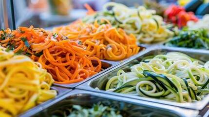 Vegetable-Based Pasta: Pasta made from vegetables like zucchini, sweet potatoes, or lentils, providing a low-carb, gluten-free option that’s delicious and nutritious.
