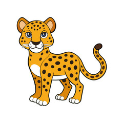 Jaguar cartoon vector design