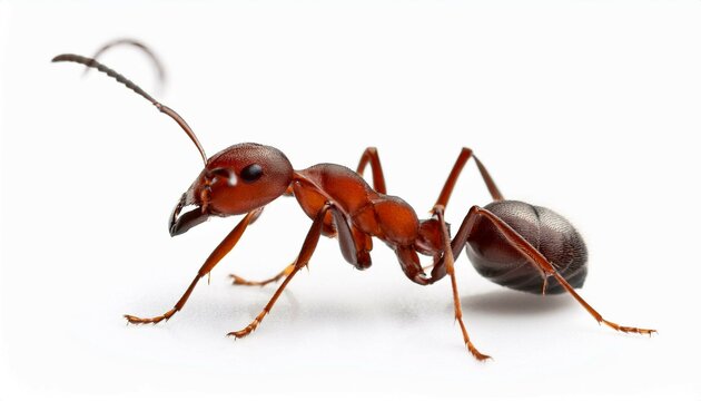 ant isolated on white