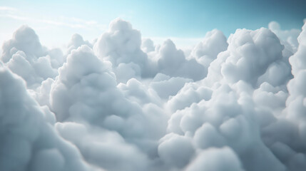 photo of planet earth covered with big white fluffy clouds from space