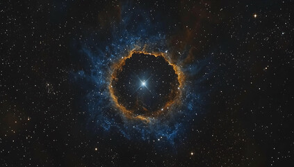 A panoramic view of the Helix Nebula, also known as The Eye in the sky.