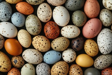 Quail egg backdrop