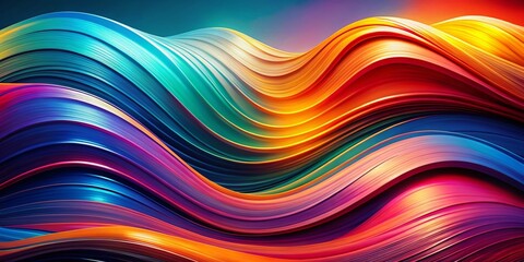 Obraz premium Modern Abstract Covers Set Featuring Colorful Wave Liquid Flow Designs with Cool Gradient Shapes for Eye-Catching Poster Composition and Impressive Visual Appeal