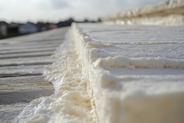 Roof detailing with spray foam