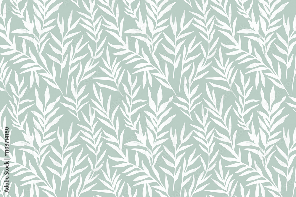 Poster toile pattern tapestry. linocut print. monochrome botanical pattern background. created with generat