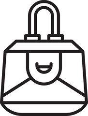 Fashion Handbag Line Icon
