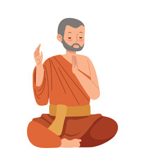 buddhist monk prayer