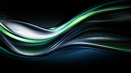Abstract Wave Design - Futuristic Graphic Art