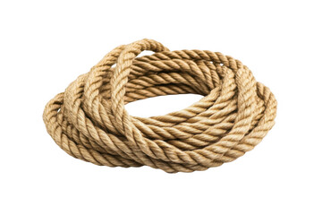 Obraz premium Rope Isolated on Transparent Background