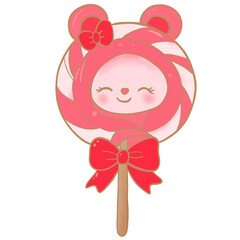 Colorful Swirl Lollipops