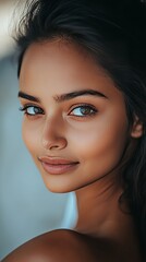Stunning Woman Portrait - Close-up Beauty