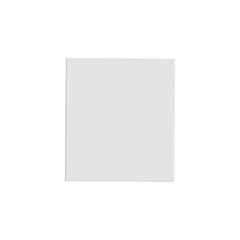 Realistic view various photo frame against plain background.