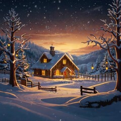 Christmas tree with gifts