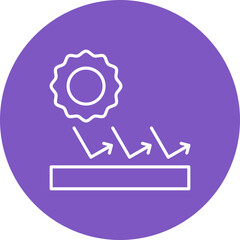 Specular reflection Icon