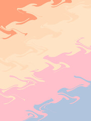 Retro pink yellow abstract design. Illustration for banner, poster.