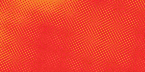 Dots halftone orange color pattern gradient texture with technology digital background. Dots pop art comics with summer background. modern