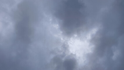 A breathtaking capture of a sky filled with soft, textured clouds stretching across a serene atmosphere.