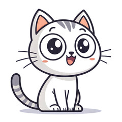 Obraz premium black cat cartoon, black cat vector, icon vector illustration, cat silhouette of a cat isolated on a white background, eps, png, svg, vector