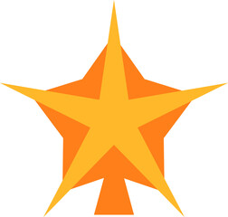 Fototapeta premium Peaking star Christmas ornament 