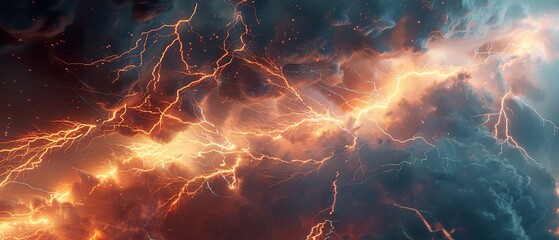 High Impact Thunderbolt: Transparent PNG for Dramatic Visual Effects
