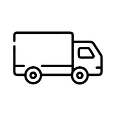 Good icon delivery truck for freight and shipping