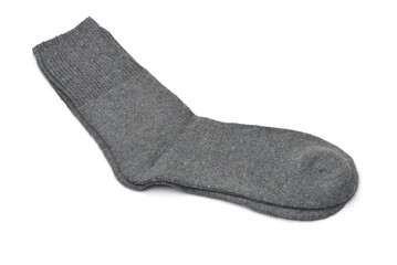 Pair of gray woolen socks