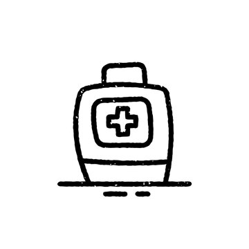 recommend clip art: Medical Aid Kit Simple Icon