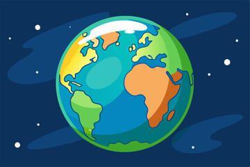 Stunning vector art featuring Earth for creative use.