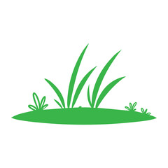 Fototapeta premium Grass illustration vector isolated white background