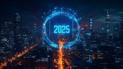 Future Cityscape: A Glimpse into 2025