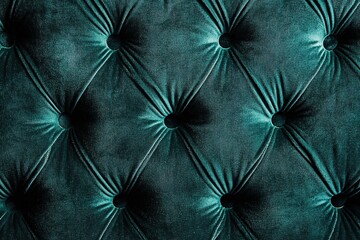 Naklejka premium Teal velvet fabric with rich texture and shading.