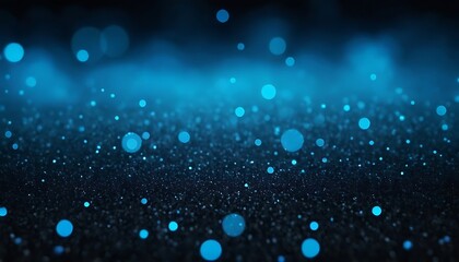 Sparkling blue glitter background with blurred bokeh lights light, glistering, blurred, bokeh, 6