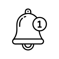 Obraz premium Good icon notification alert with counter