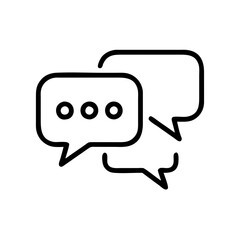 Naklejka premium Good icon messaging bubbles illustration