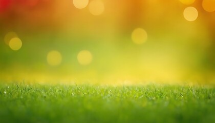 Obraz premium red green Light Bokeh Background,green yellow and red color glitter sparkle background. Space for your text. Flat lay.14