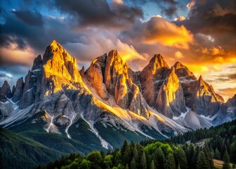 Silver Mountain Range at Dusk: A Majestic Architectural Photography Showcase of Nature's Beauty Against a Striking Silver Palette for Landscape Enthusiasts and Travel Lovers