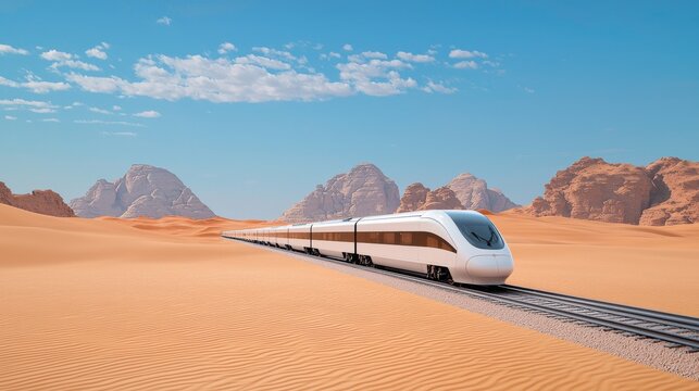 Visual representation of futuristic transit systems, showcasing hyperloop and high-speed rail networks connecting urban areas, generated by AI.