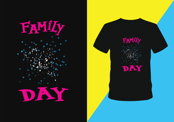 Family reunion  t-shirt design vector illustration. Meet family after a long time t-shirt.