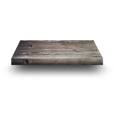 A flat wooden surface with a rustic appearance, suitable for various creative or display purposes.