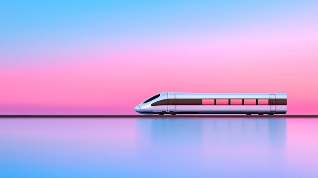 An advanced bullet train or hyperloop ultrasonic train capsule.