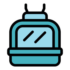 Funicular ascending a mountain slope, offering scenic transportation for tourists and commuters