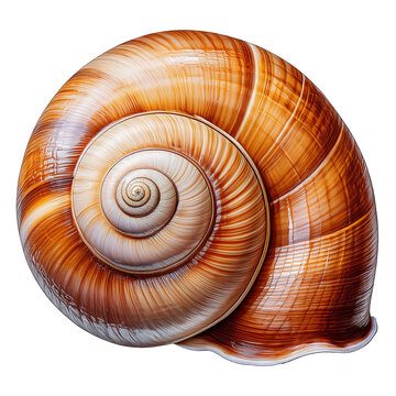 nautilus shell isolated on transparent background