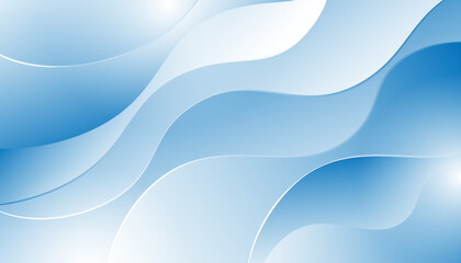 Abstract blue color wave background