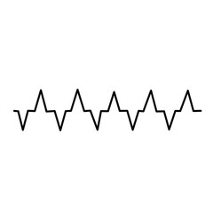 Heart beat line. Thin line vector of signs for infographic  logo  app development and website design. Heart rhythm 