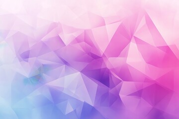 Naklejka premium Pink and purple polygonal abstract background.