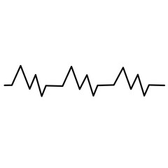 Heart beat line. Thin line vector of signs for infographic  logo  app development and website design. Heart rhythm 