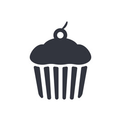 Cupcake Logo Template Icon