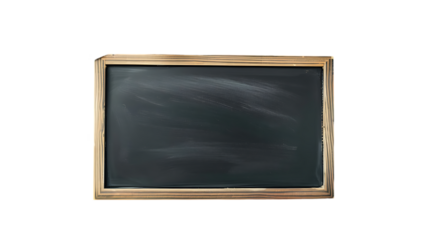 Blank Blackboard, Wooden Frame